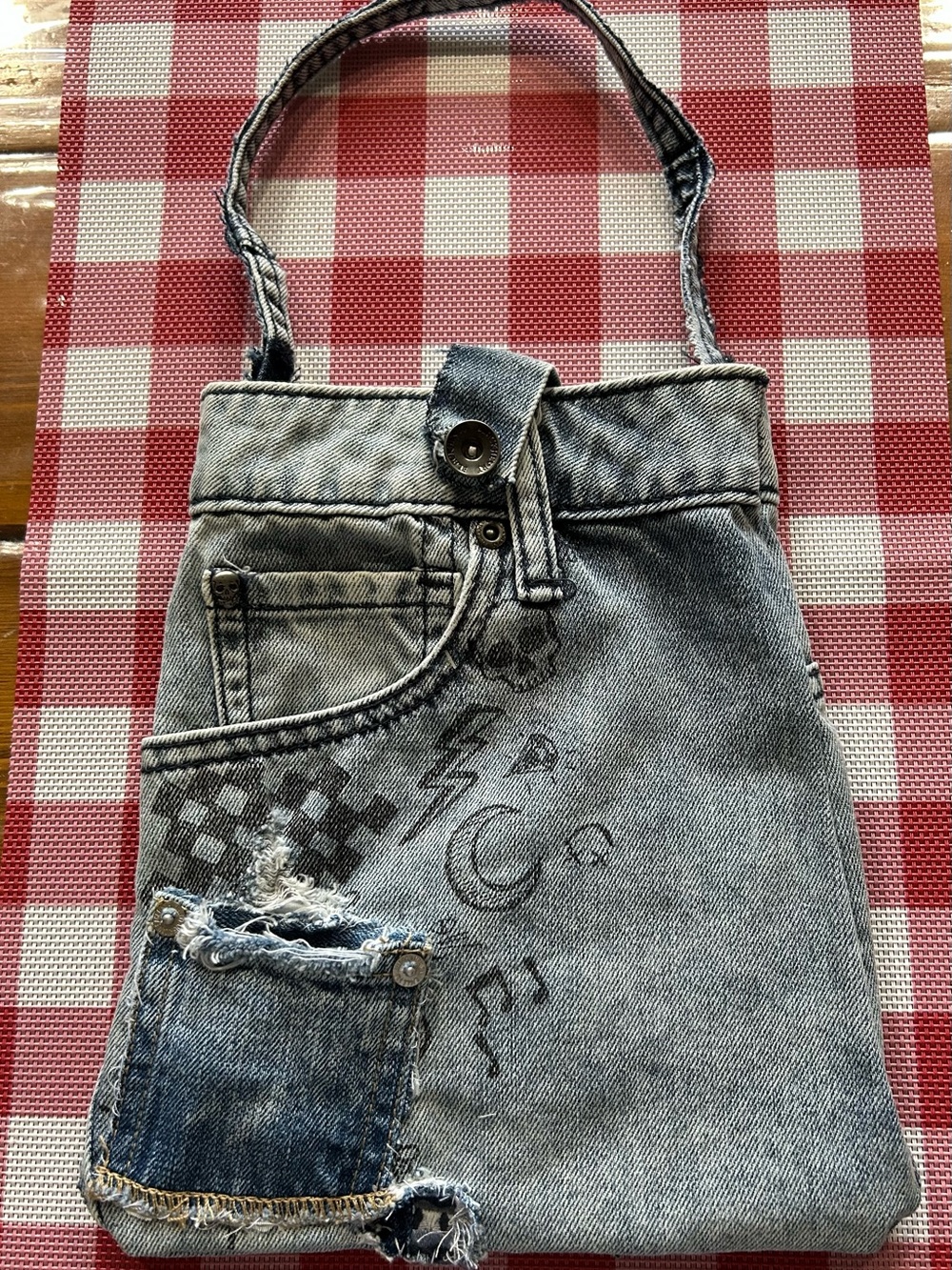 Handcrafted Blue Jean Tote